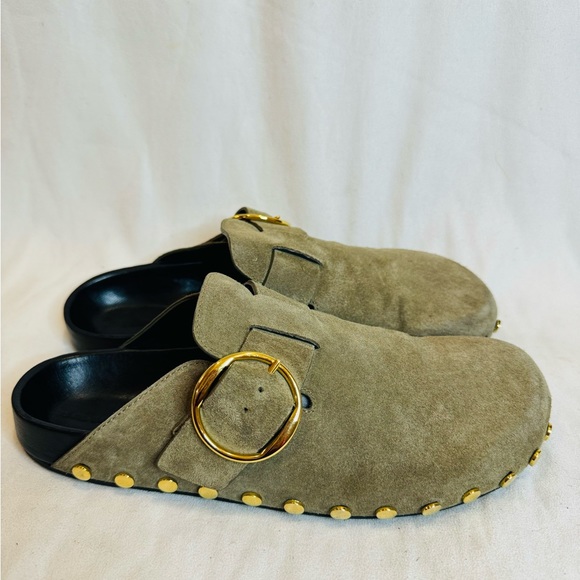 Isabel Marant  Mirvin Suede Clogs - Picture 3 of 10